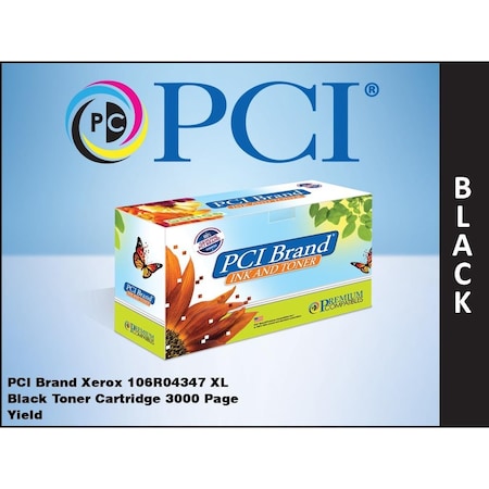 Pci Compatible Xerox 106R04347 Black Toner 3K Yield for Xerox B205, B205NI, B210, B210DNI, B215, B215DNI 106R04347-PCI